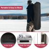 Portable 2 Person Ice Shanty with Insulated Cotton Padded Walls