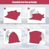 Portable 2 Person Ice Shanty with Insulated Cotton Padded Walls